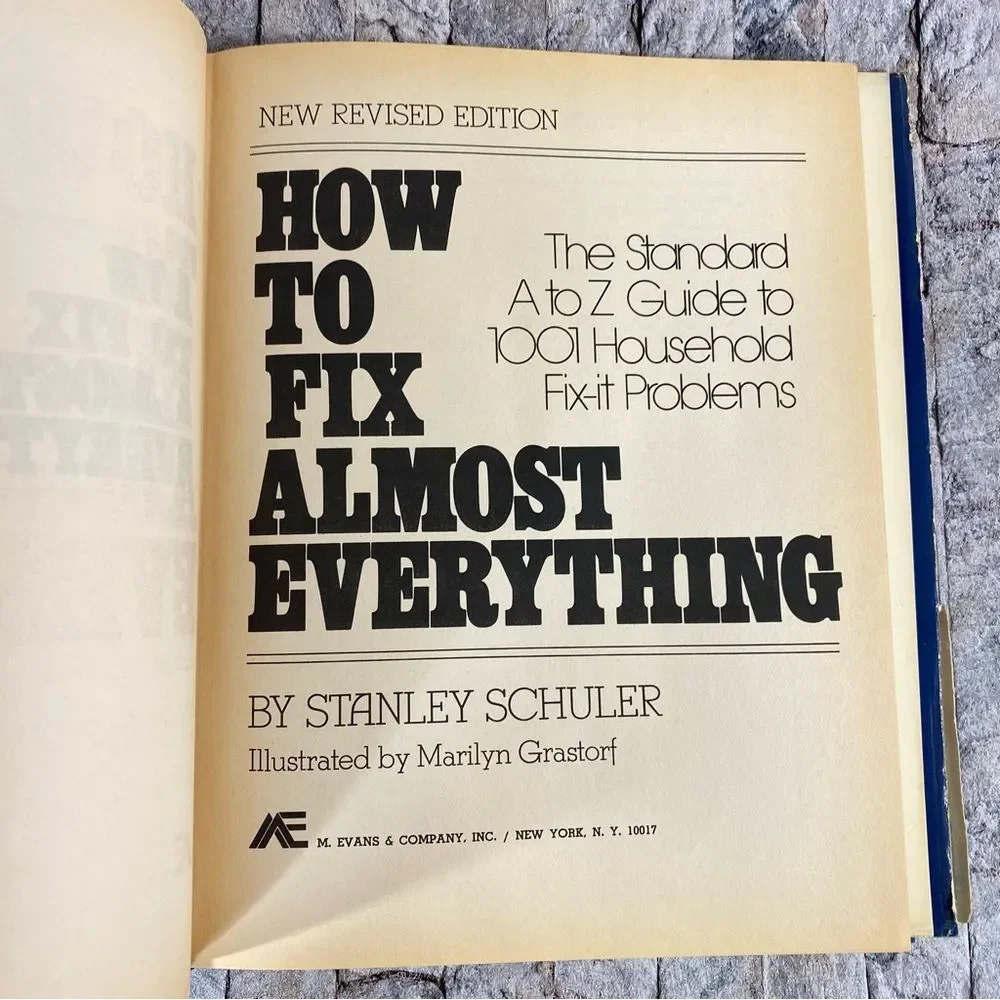 How to Fix Almost Everything VTG 1963 -1975 The Standard A to Z Guide Hardcover